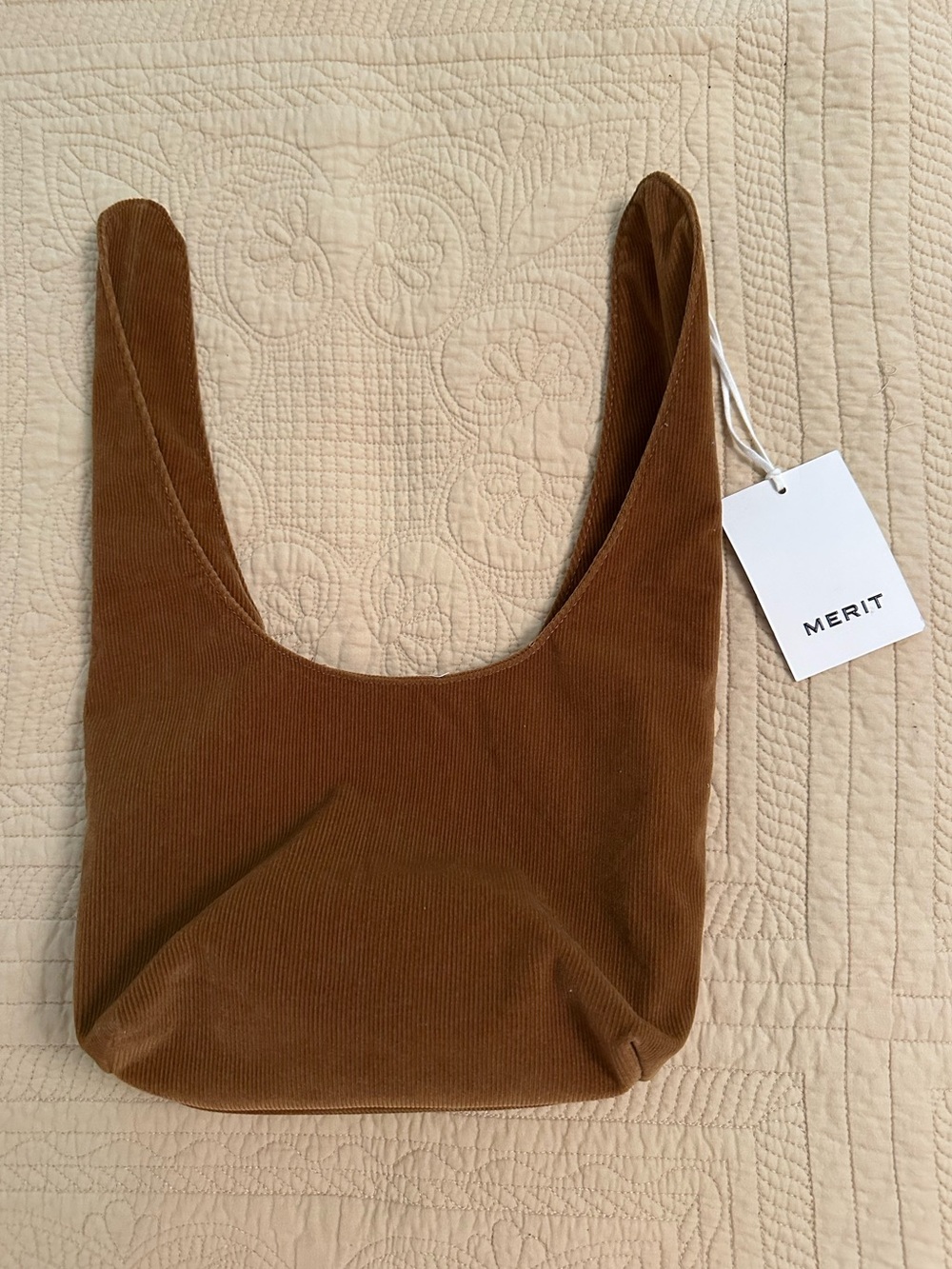 MERIT • Brand New corduroy bag • tie top